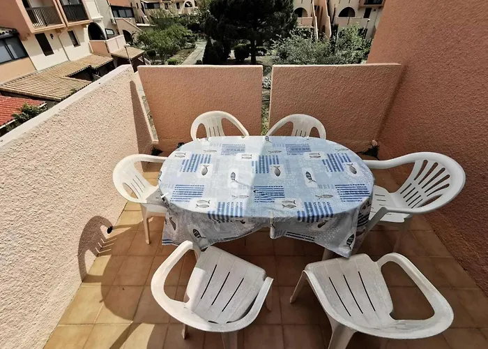 Maisons Des Sables 4 - Appt T2 Cab Ou Mezz 6 Couchages Port Leucate. Ref: 2ms4_156 Mae-6114
